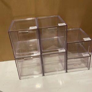Stackable Acrylic Storage Organizers